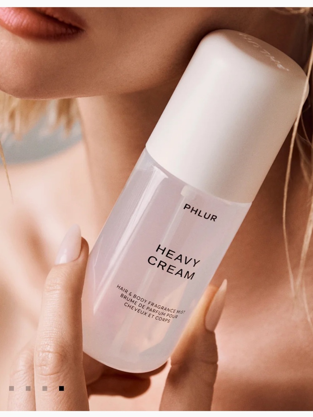 PHLUR Heavy Cream Hair & Body Fragrance Mist - White
